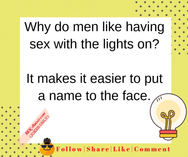 Sex with the lights on